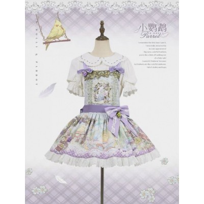 B.Dolly Parrot Salopette(Pre-Order/Full Payment Without Shipping)